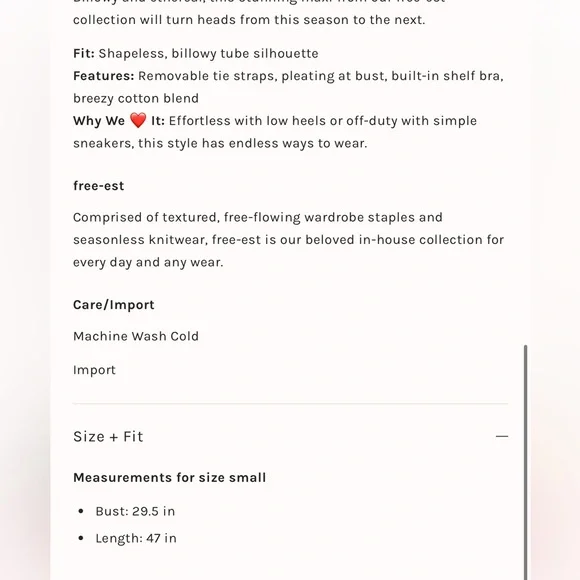 Free People Cream/ Off White Maxi Dress NWT - Picture 13 of 13